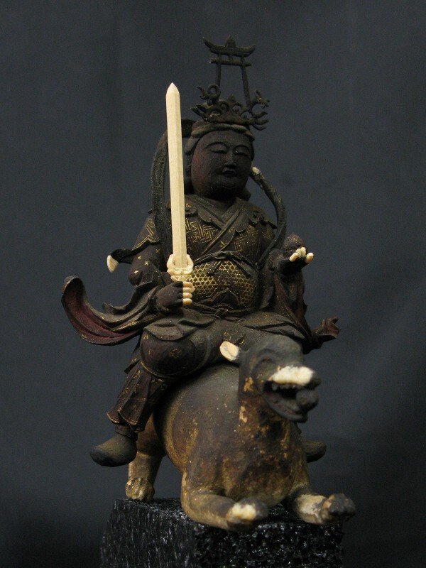 荼枳尼天像(座像2寸)現状維持修理 京仏商谷口の制作事例 京都市西京区