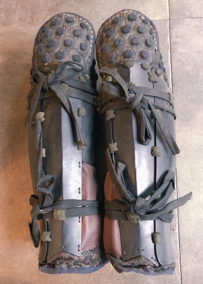 Yahoo!オークション - 貴重 脛当 脛当て 等身大 武将 武具 甲冑 鎧 武