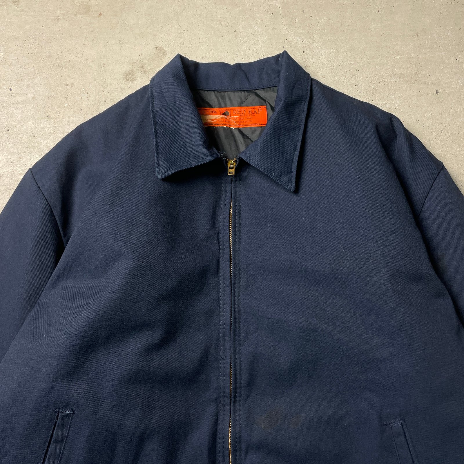 70年代 USA製 REDKAP レッドキャップ ワークジャケット キルティング
