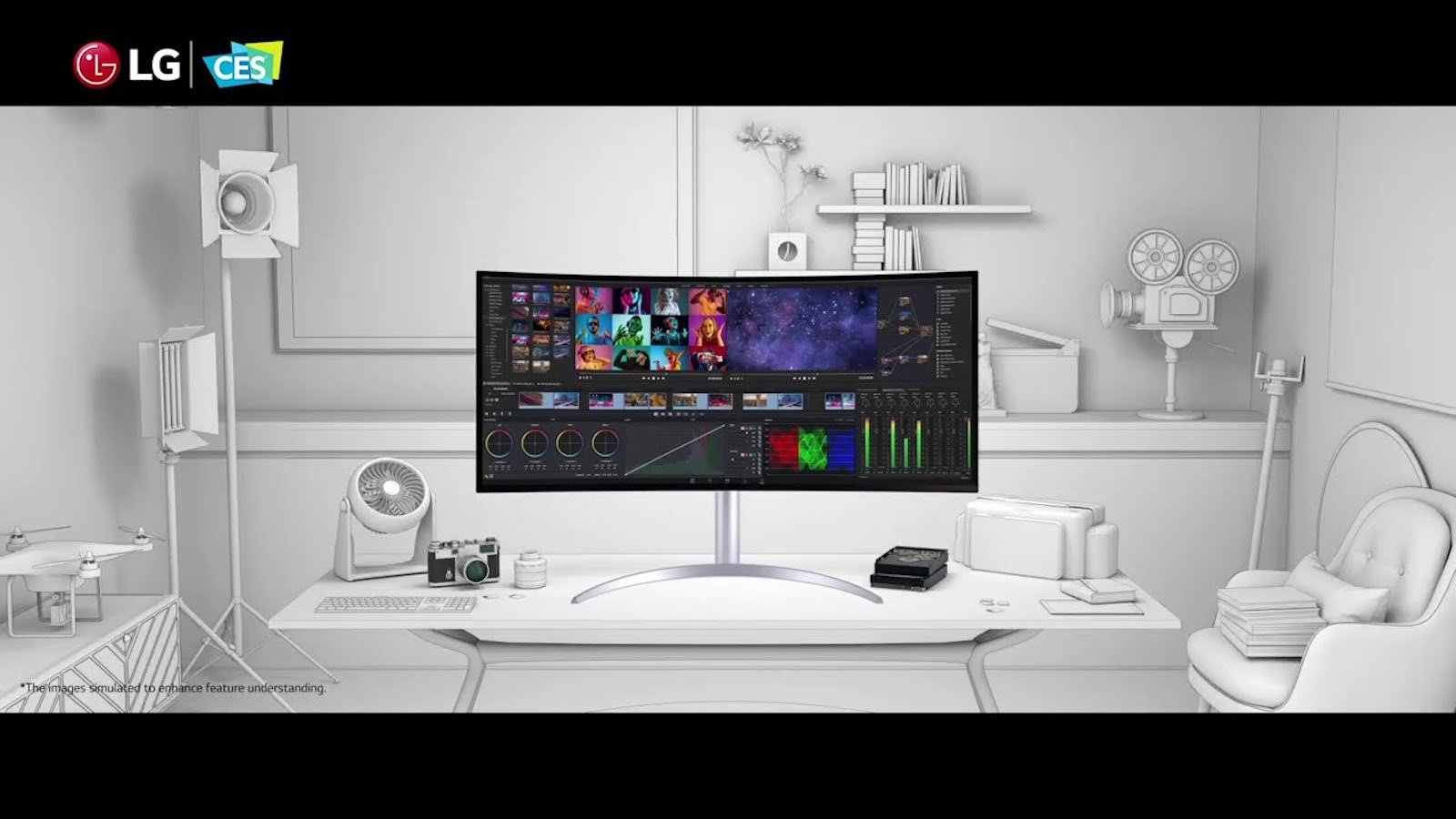 LG、40WP95Cを発表 40インチ型5K2K曲面ウルトラワイドモニターの大本命