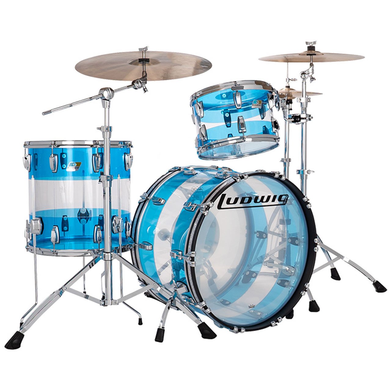 Ludwig VISTALITE Limited Edition Patterns【Pattern A Blue/Clear