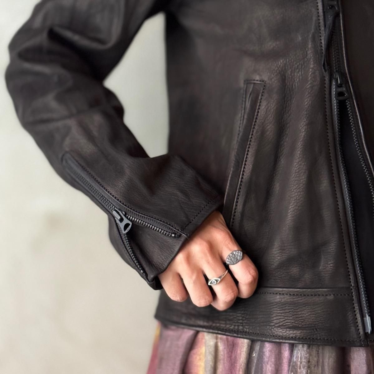 suzuki takayuki leather moto jacket（スズキタカユキ レザー モト