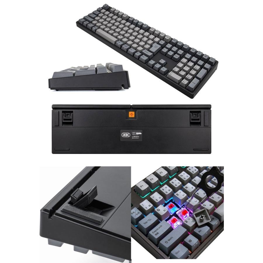 iKBC IK-CD108 日本語配列 有線 フルサイズ RGBライト搭載 ホット