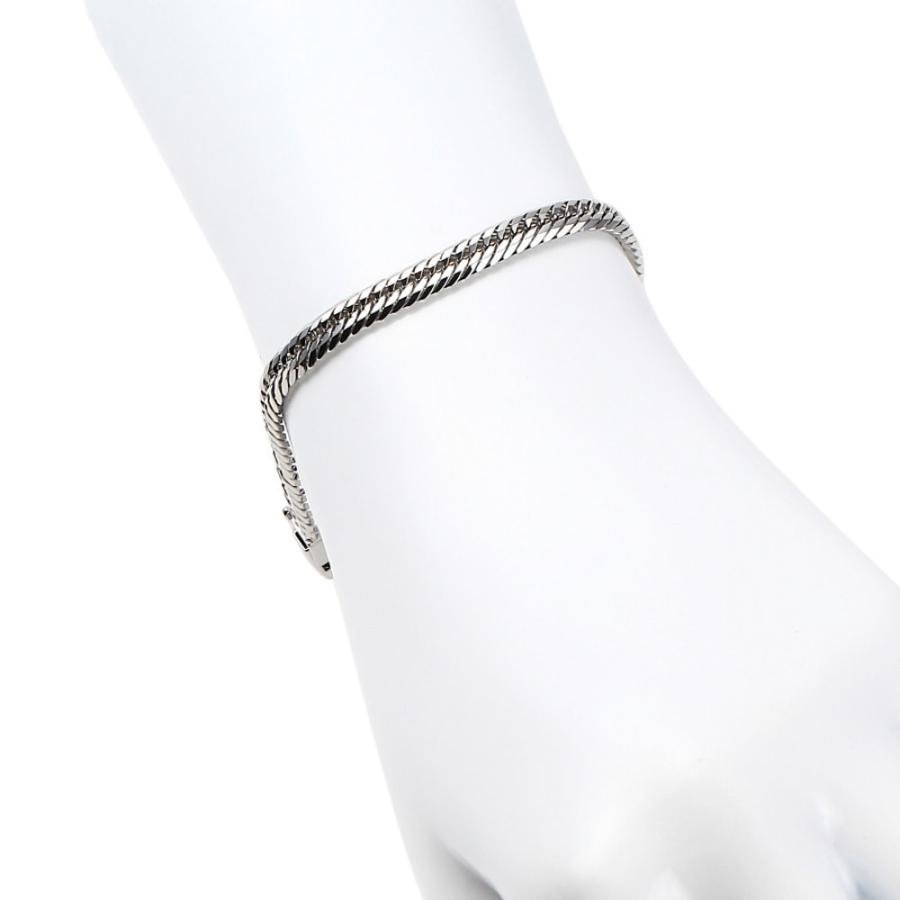 喜平ブレスレット プラチナ 12面トリプル 20g 20cm Pt850 メンズ