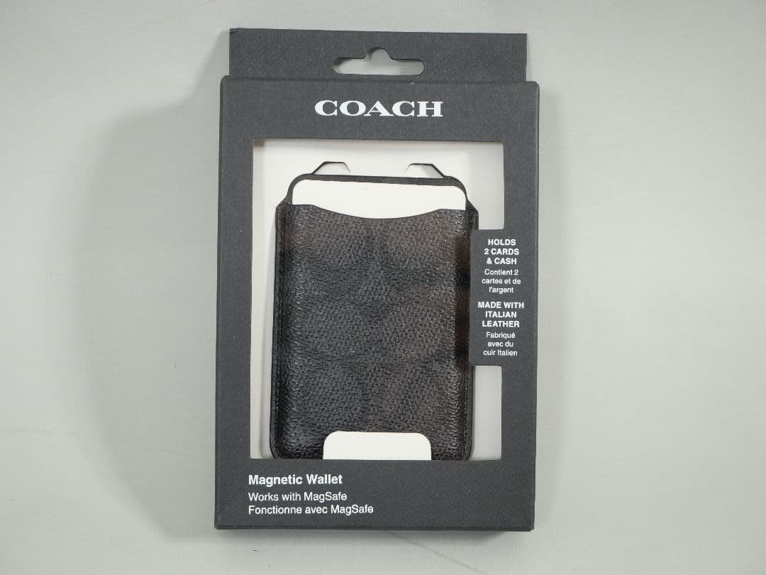 COACH マグセーフ ウォレット iPhone スマホ ケース カバー コーチ