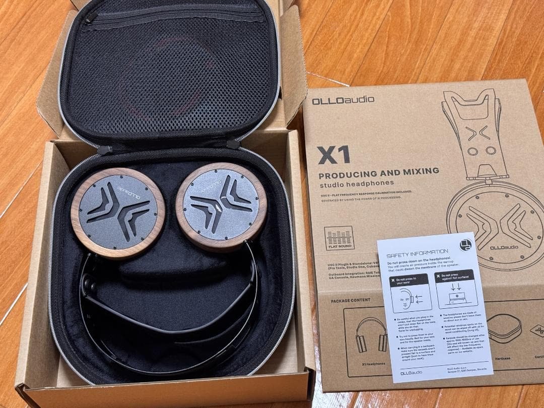 動作確認のみ☆高級モニターヘッドホン OLLO Audio X1 X1 - OLLO Audio