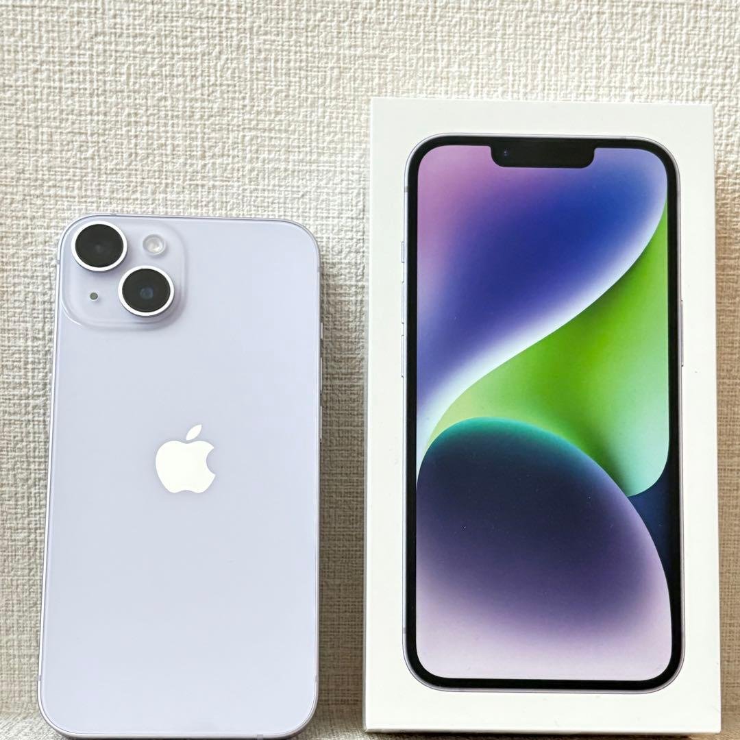 Apple iPhone 14 パープル 256GB 本体 充電ケーブル付 Amazon | 【整備済み品】 Apple iPhone 14 256GB パープル SIMフリー