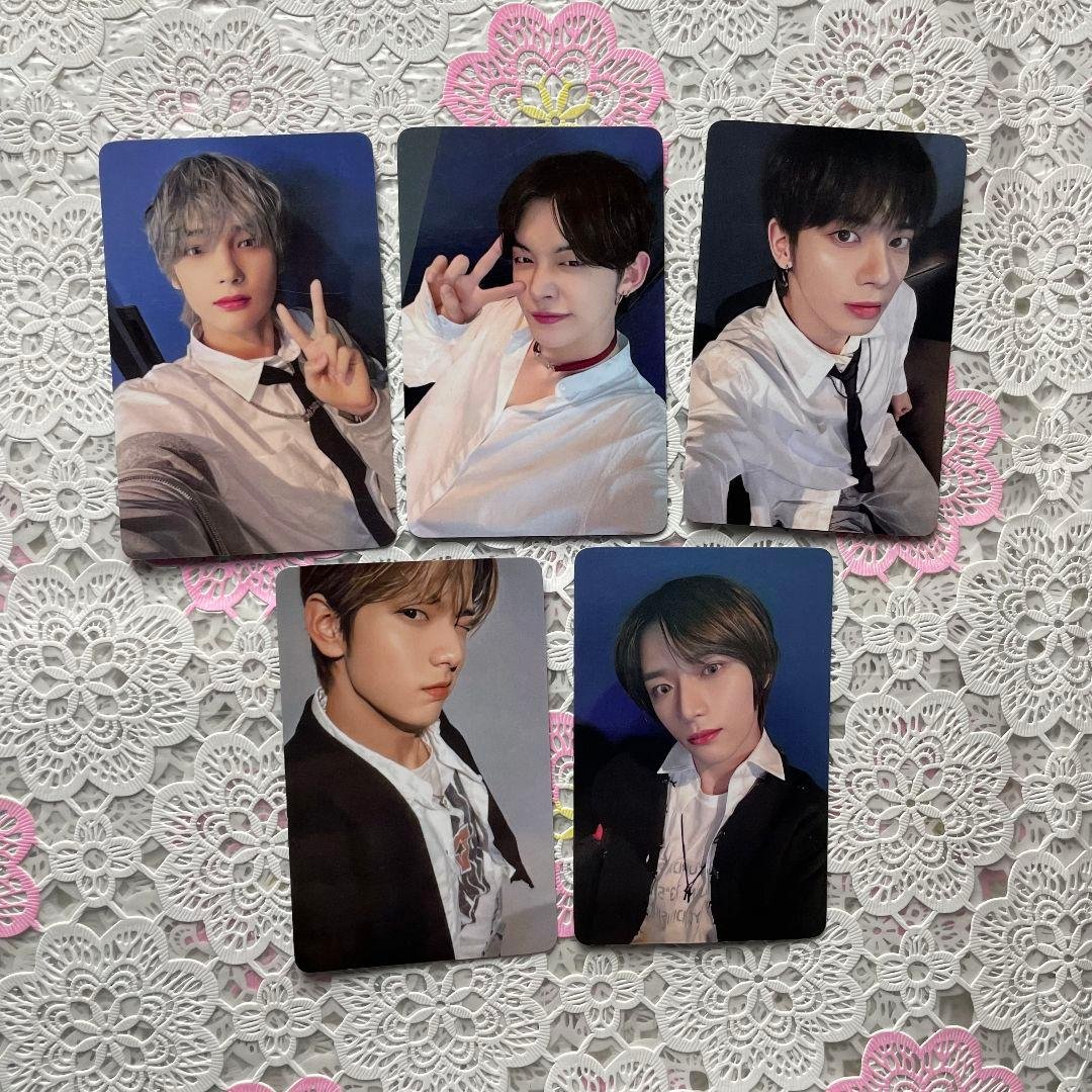 アメリカ TXT Kpop Nara 限定 トレカ 5枚セット TXTグッズ フォト カード 55枚 セット トレカ TOMORROW X TOGETHER