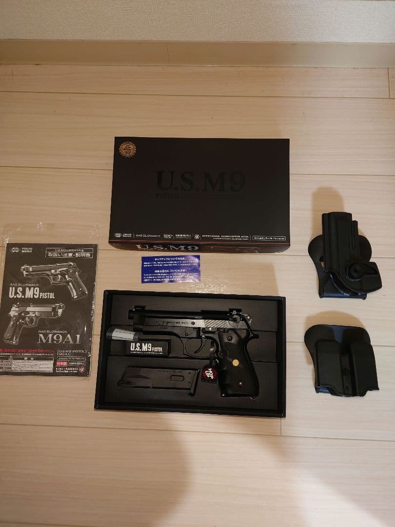 U.S. M9 ガスガン　カスタム　美品 米軍拳銃エアガンを進化!! M9ピストルを光学機器仕様にカスタム