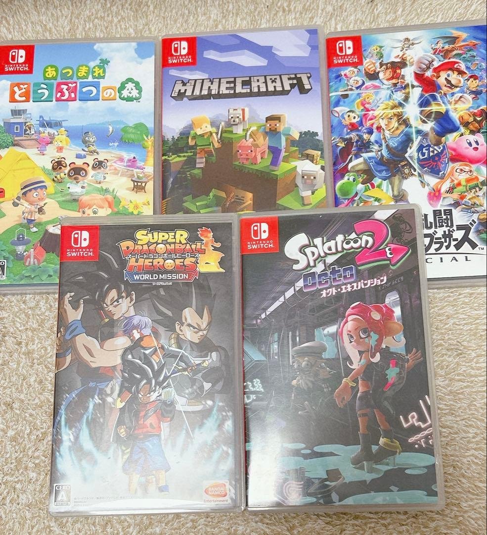 Switchソフト まとめ売り Nintendo Switch 人気ソフト 6本 新品未開封まとめ売り セット売り