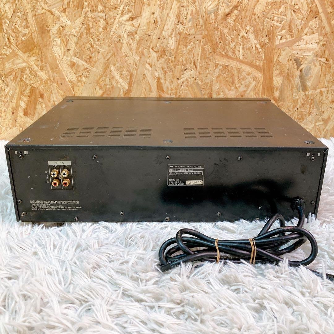 SONY ソニー　TC-K222ESJ カセットデッキ