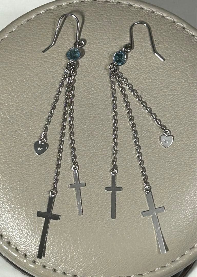 サマンサティアラ　K18 ダブルクロス×ハート　ピアス 楽天市場】【5%OFF！】 Samantha Tiara サマンサティアラ ダブルクロス